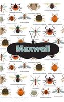 Maxwell: Bug Insect Comic Book Notebook Journal Book 120 Pages 6x9