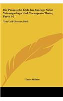 Prosaische Edda Im Auszuge Nebst Volsunga-Saga Und Nornagests-Thattr, Parts 1-2