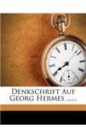 Denkschrift Auf Georg Hermes