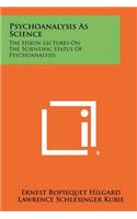 Psychoanalysis As Science