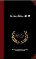 Circular, Issues 16-34