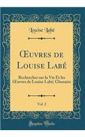 Oeuvres de Louise Labé, Vol. 2
