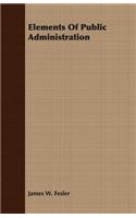 Elements Of Public Administration
