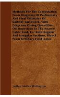 Methods For The Computation From Diagrams Of Preliminary And Final Estimates Of Railway Earthwork, With Diagrams Giving Quantities On Inspection To The Nearest Cubic Yard, For Both Regular And Irregular Sections, Direct From Ordinary Field-notes