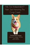 Corgi Independence - Composition Notebook