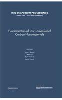 Fundamentals of Low-Dimensional Carbon Nanomaterials: Volume 1284