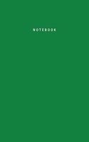 Notebook: Green Color - Writing Journal - College Ruled Notebook - Lined Notebook - Diary - Notepad - Large Composition Book - 8.5x11 inches - 120 pages