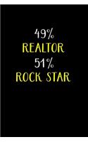 49% Realtor 51% Rock Star