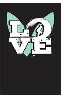 Love: I Love Surfing Daily Planner - Notebook to Write in - Surfers Organization Journal - Track Appointments, To-Do List, Goals