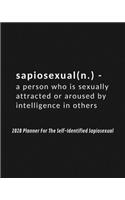 2020 Planner For The Self-Identified Sapiosexual