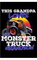 this grandpa loves his monster truck grandson