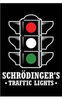 Schrodinger's Traffic Lights: Lined A5 Notebook for Car Journal