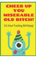 Cheer Up You Miserable Old Bitch! It's Your Fucking Birthday!