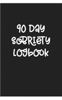 90 Day Sobriety Logbook