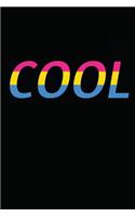 Cool: Pansexual Notebook Journal Diary 110 Lined Pages