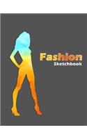 Fashion Sketchbook: Easily Create Your Fashion Design with Figure Templates