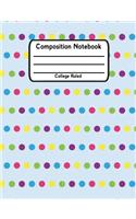 Composition Notebook: College Ruled Lined Student School Journal V46
