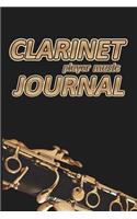 Clarinet Player Music Journal: Music Blank Sheet Notebook for Musicians. 200 Pages with 6 X 9(15.24 X 22.86 CM) Size for Your Music Notes. Music Journal for Musicians and Songwrit