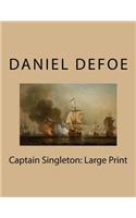 Captain Singleton: Large Print