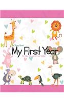 Story Book My First Year For baby that was born on October