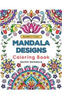 Doodle n Color Mandala Designs: Coloring Book and Art Activities with 30 illustrations of Mandalas and Stress Relieving Patterns for relaxation