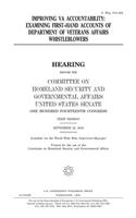 Improving VA accountability