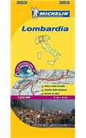 Lombardia - Michelin Local Map 353: Map