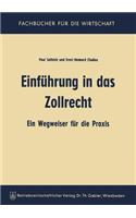 Einführung in Das Zollrecht