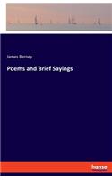 Poems and Brief Sayings