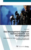 Management negativer Kommunikation aus Marketingsicht