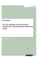 Von den Anfängen der systemischen Therapie bis zur Entwicklung des Reflecting Teams