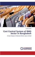 Cost Control System of Rmg Sector in Bangladesh