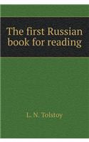 The first Russian book for reading
