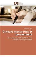 Écriture Manuscrite Et Personnalité