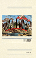 Vintage Lined Notebook Greetings from Telluride, Colorado
