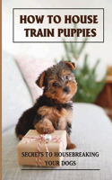 How To House Train Puppies: Secrets To Housebreaking Your Dogs: Puppy Potty Training Schedule