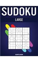 Sudoku Large: 200 Sudoku Large con Instrucciones y Soluciones para Aficionados