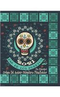 2021 Dia De Los Muertos Craneo Del Azúcar Calendario Planificador