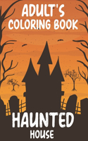 Adult's Coloring book Haunted House