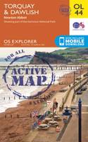 Torquay & Dawlish, Newton Abbot: (OL 44 OS Explorer Map Active)