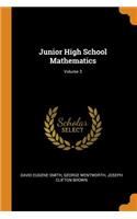 Junior High School Mathematics; Volume 3