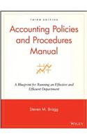 Accounting Policies and Procedures Manual