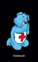 Notebook: Praying Teddy Christian Diary