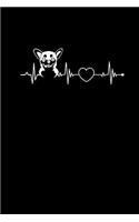 (Chihuahua heartbeat): Notebook Journal Diary 110 Lined pages