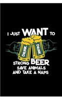 I just want to drink strong beer