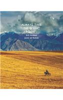 Always Take The Scenic Route 2 8x10 Sketchbook Journal and Notebook