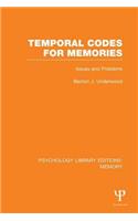 Temporal Codes for Memories (PLE: Memory)