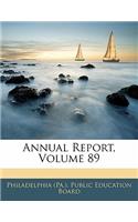 Annual Report, Volume 89