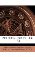 Bulletin, Issues 113-133