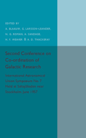 Second Conference on Co-Ordination of Galactic Research